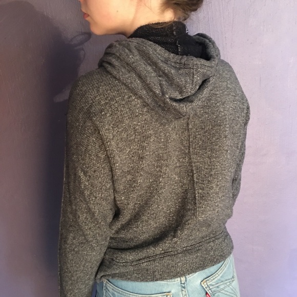 Unique Turtle Neck Pullover Sweatshirt - Picture 3 of 3